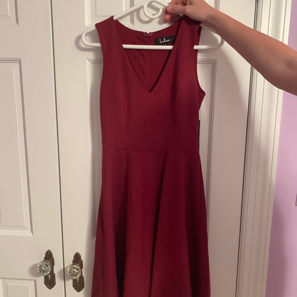 Brand new burgundy dress